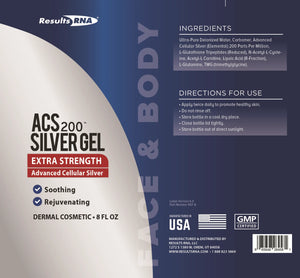 ACS 200 Silver Gel by Results RNA Supplement Facts