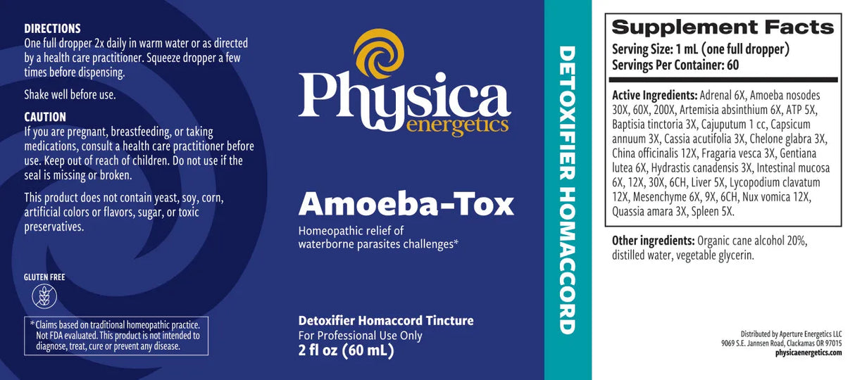 Amoeba-Tox by Physica Energetics Supplement Facts