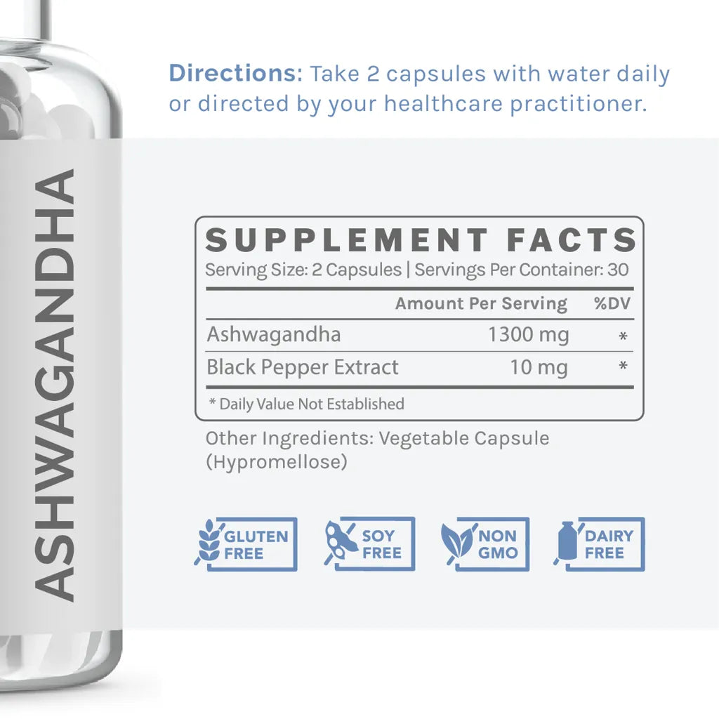 Ashwagandha by InfiniWell Supplement Facts