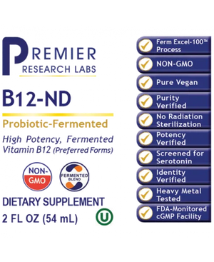 B12-ND by Premier Research Labs Label