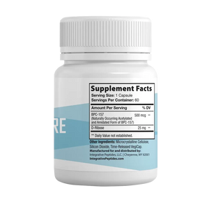 BPC-157 PURE by Integrative Peptides Supplement Facts