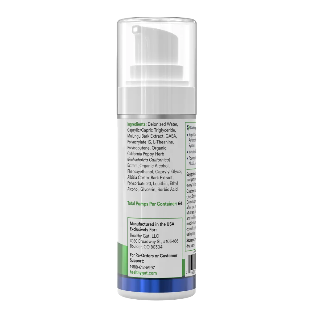 BeSerene Instant Relief by Healthy Gut Supplement Facts