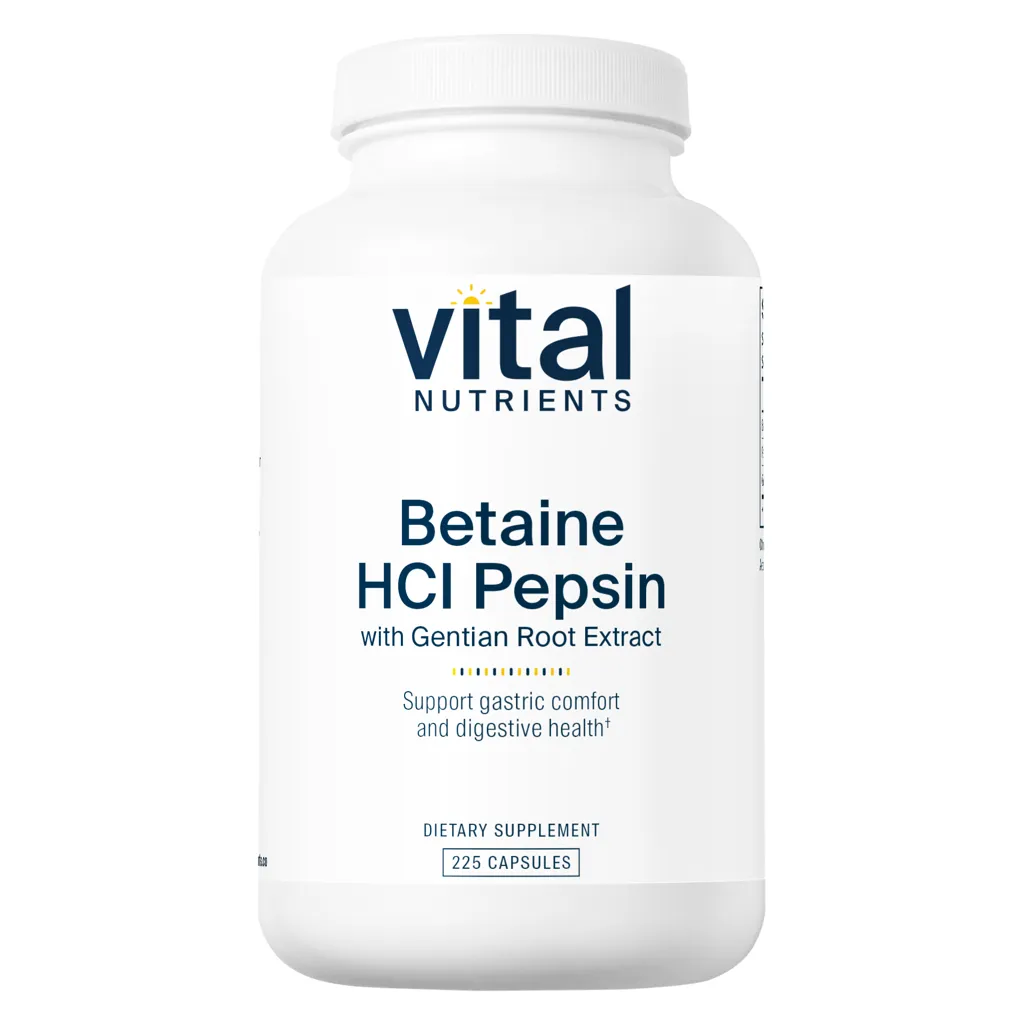 Betaine HCL with Pepsin & Gentian Root Extract