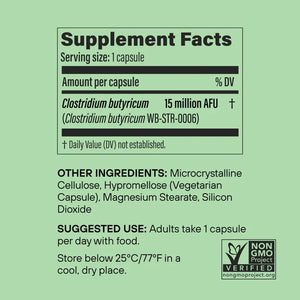 Butyricum by Pendulum Supplement Facts