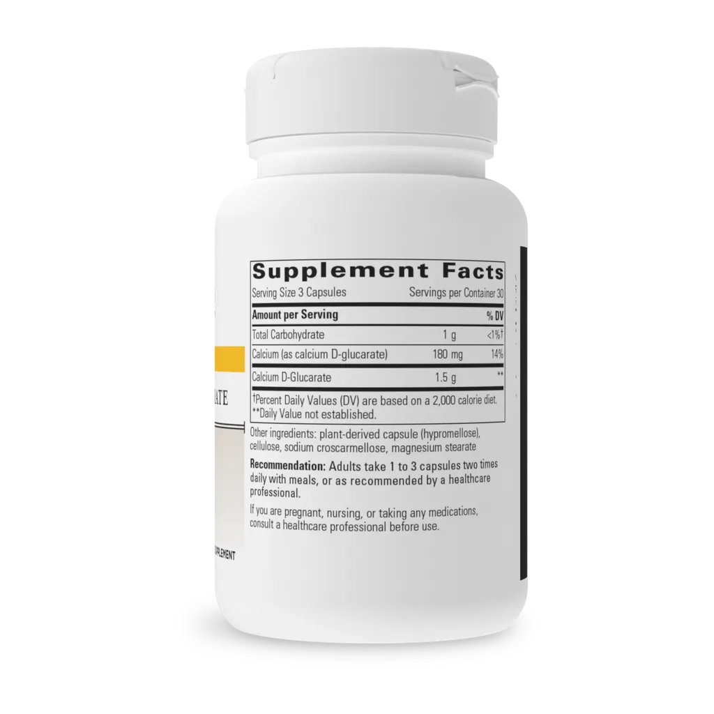 Calcium D-Glucarate by Integrative Therapeutics Supplement Facts