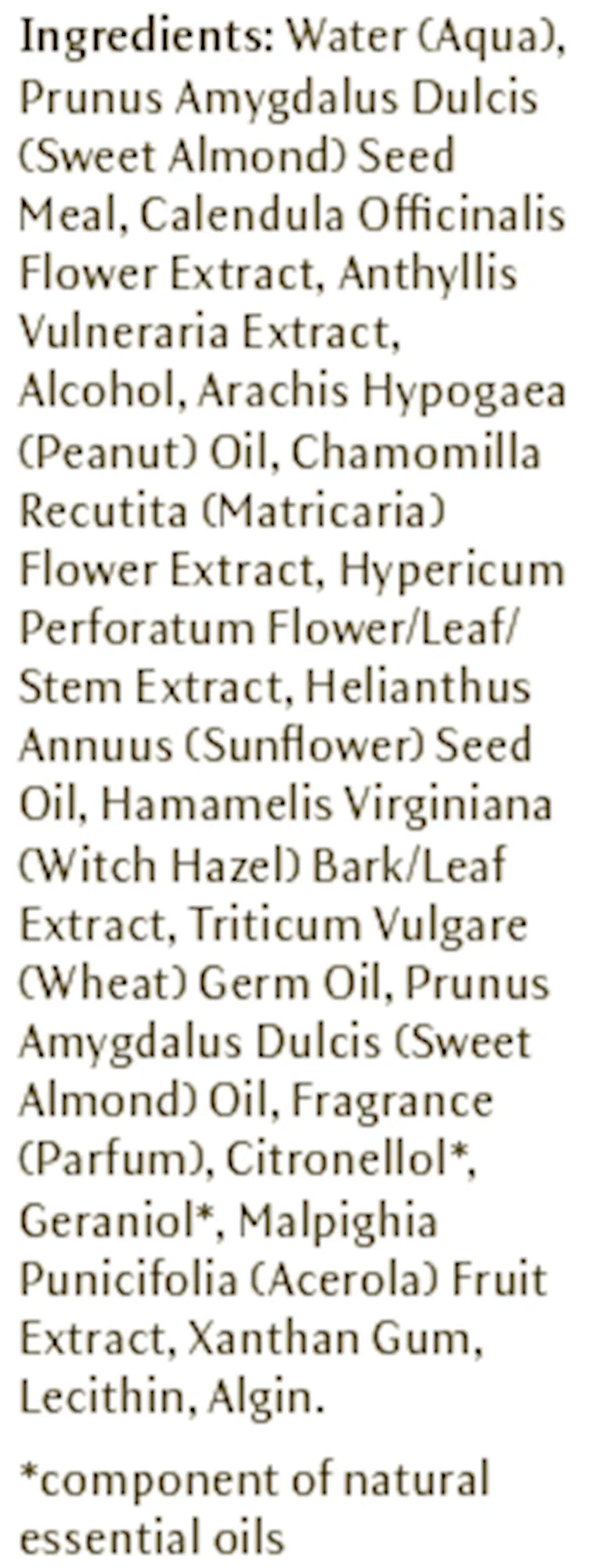 Cleansing Cream by Dr. Hauschka Skincare Ingredients