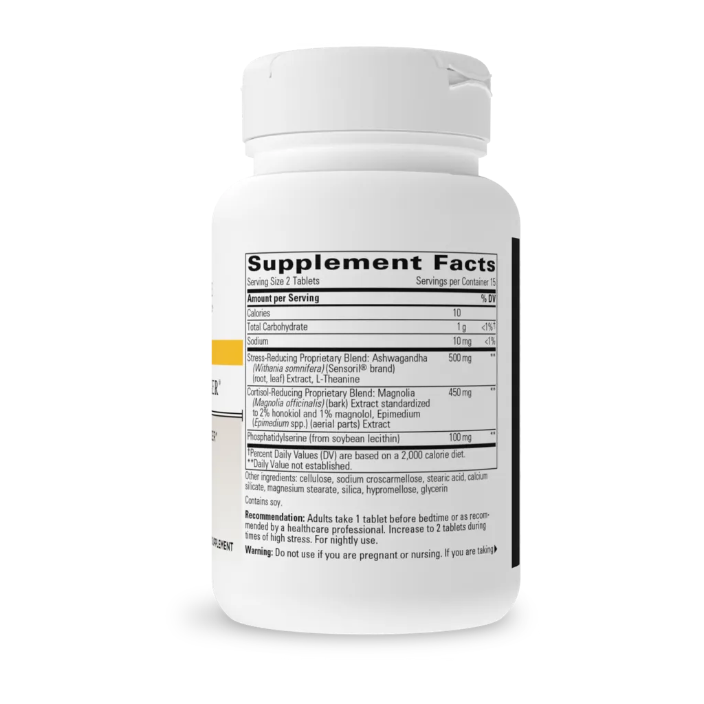 Cortisol Manager by Integrative Therapeutics Supplement Facts