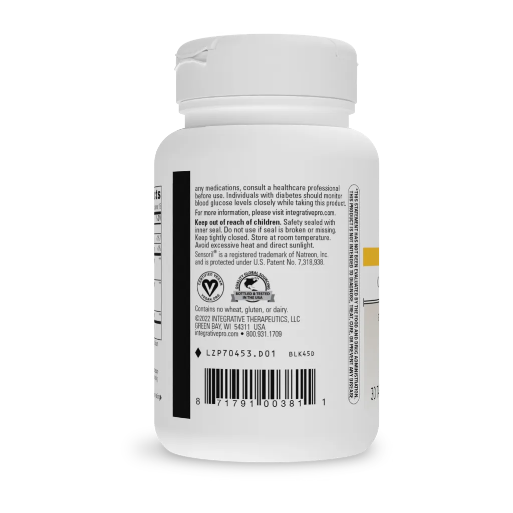 Cortisol Manager by Integrative Therapeutics Label