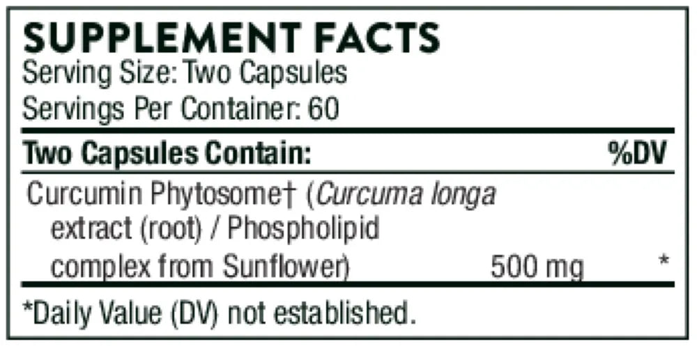 Curcumin Phytosome - Sustained Release