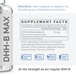 DHH-B Max by InfiniWell Supplement Facts