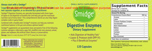 Digestive Enzymes by Smidge Label