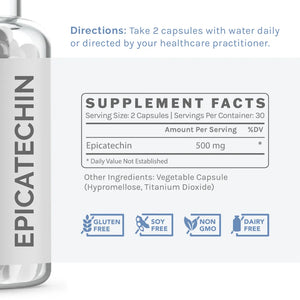 Epicatechin - Muscle Growth Support by InfiniWell Supplement Facts