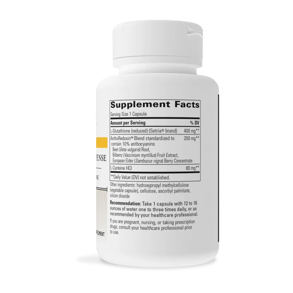 Glutathione Cell Defense by Integrative Therapeutics Supplement Facts
