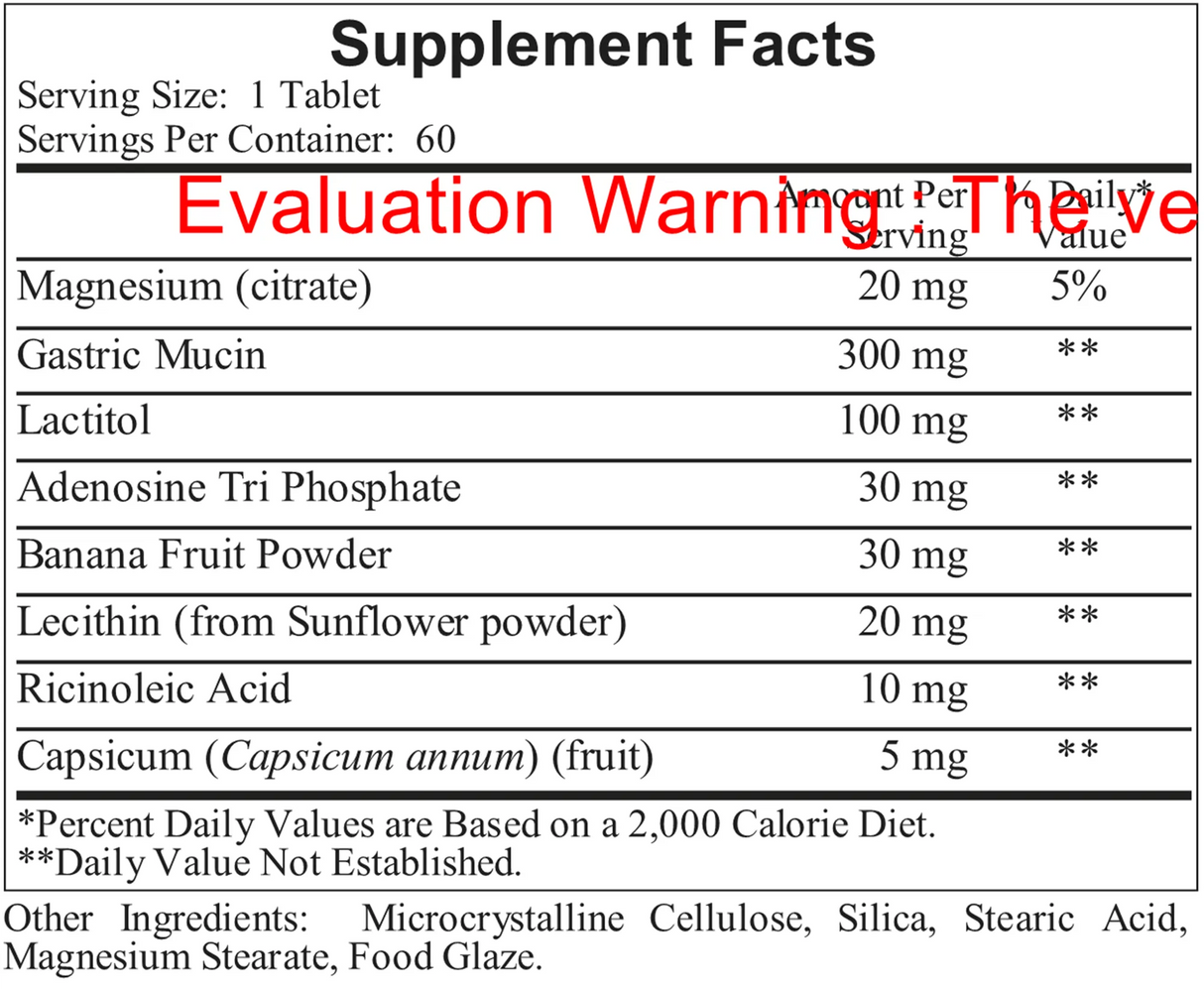Helicobactrin by Ecological Formulas Supplement Facts