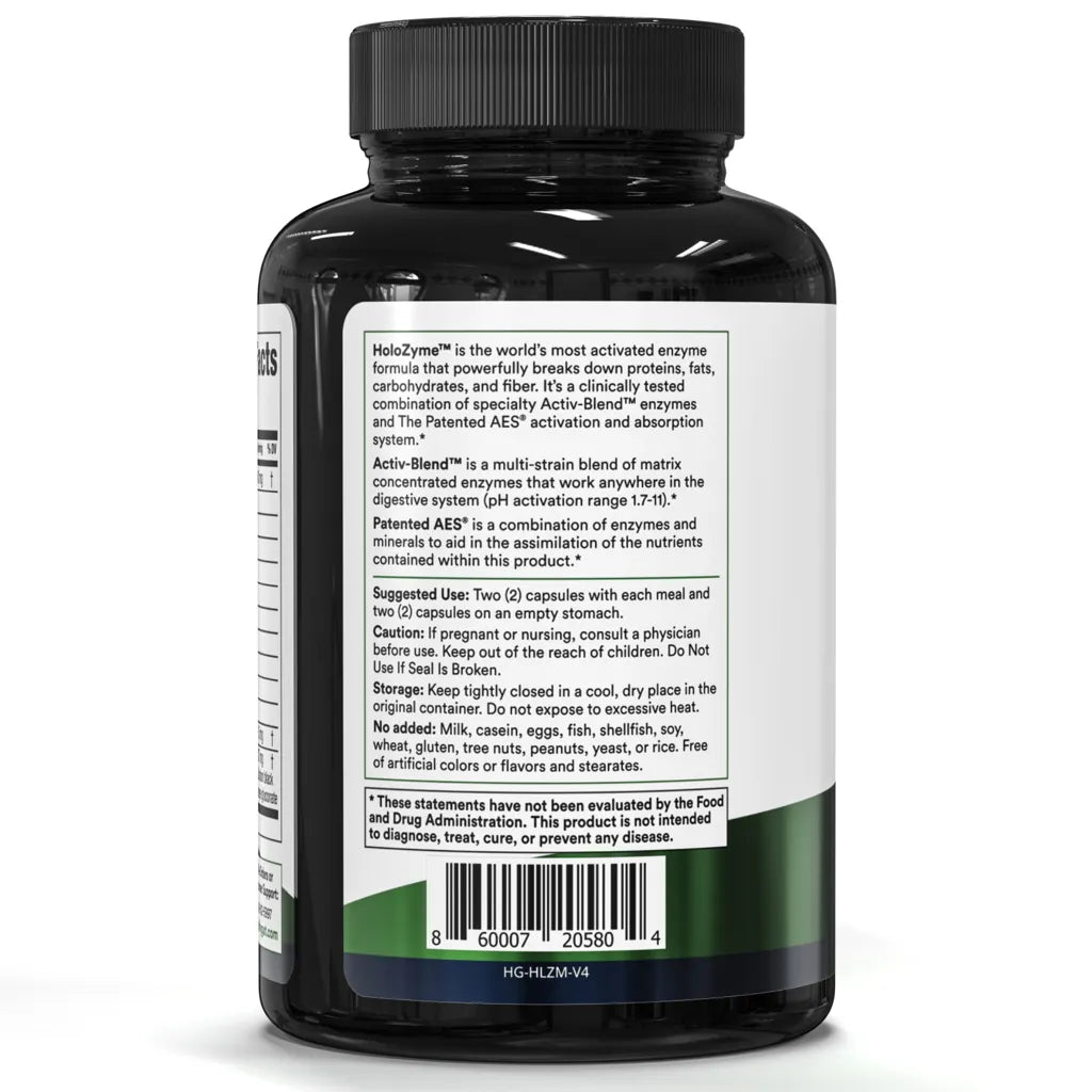 HoloZyme by Healthy Gut Label