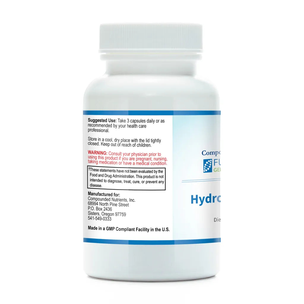 HydroPerox Ease by Functional Genomic Nutrition Label