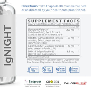Ignight by InfiniWell Supplement Facts