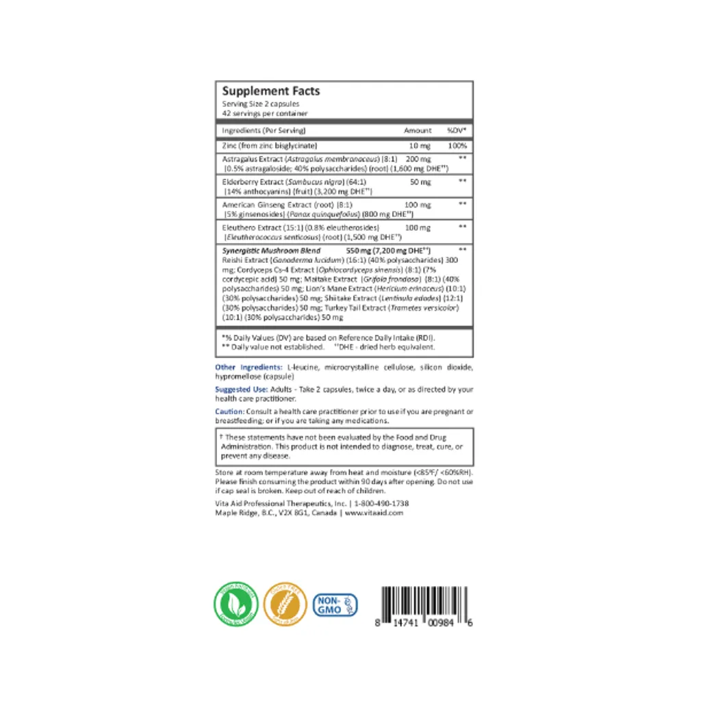 Immuntonin by Vita Aid Supplement Facts