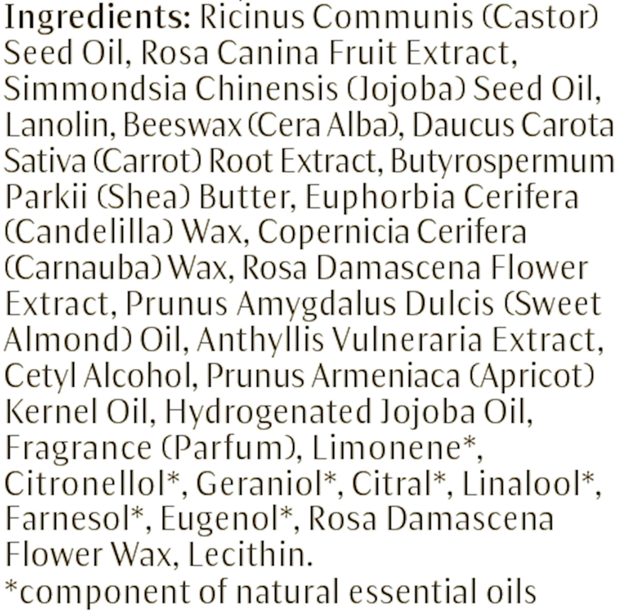 Lip Care Stick by Dr. Hauschka Skincare Supplement Facts