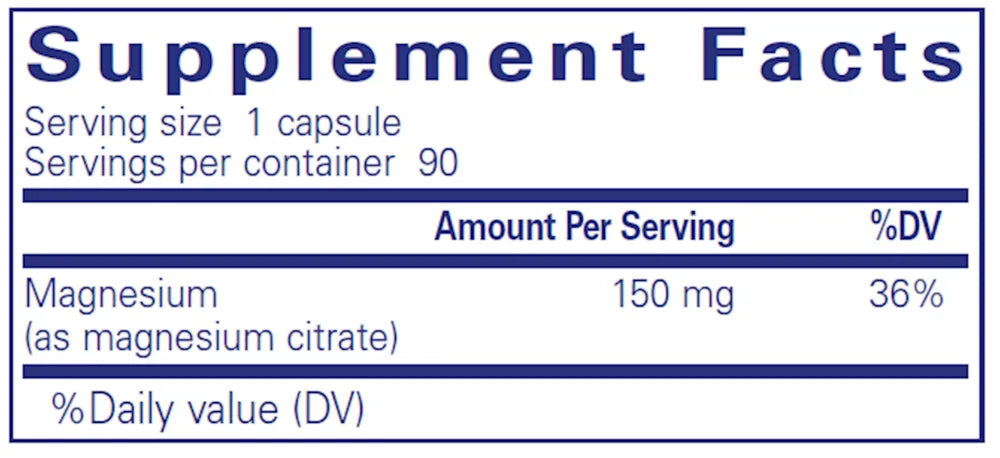 Magnesium (citrate)