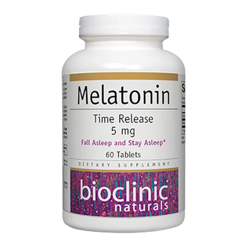 Melatonin Time Release 5mg by Bioclinic Naturals