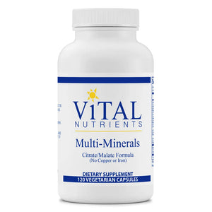 Multi-Minerals Citrate/Malate (No Copper or Iron) by Vital Nutrients