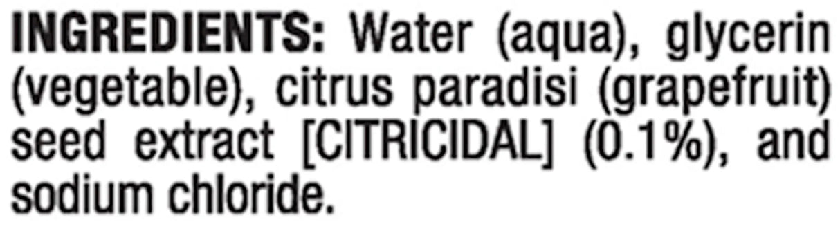 Nasal Spray by Nutribiotic Supplement Facts