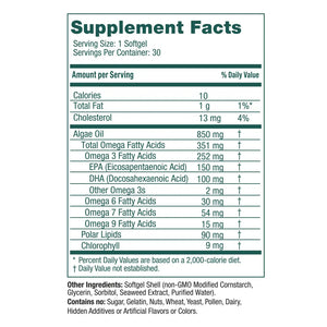 Omega-3 by iwi Supplement Facts