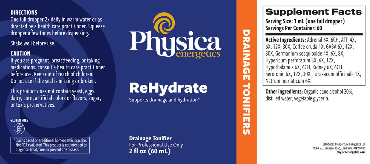 ReHydrate by Physica Energetics Supplement Facts