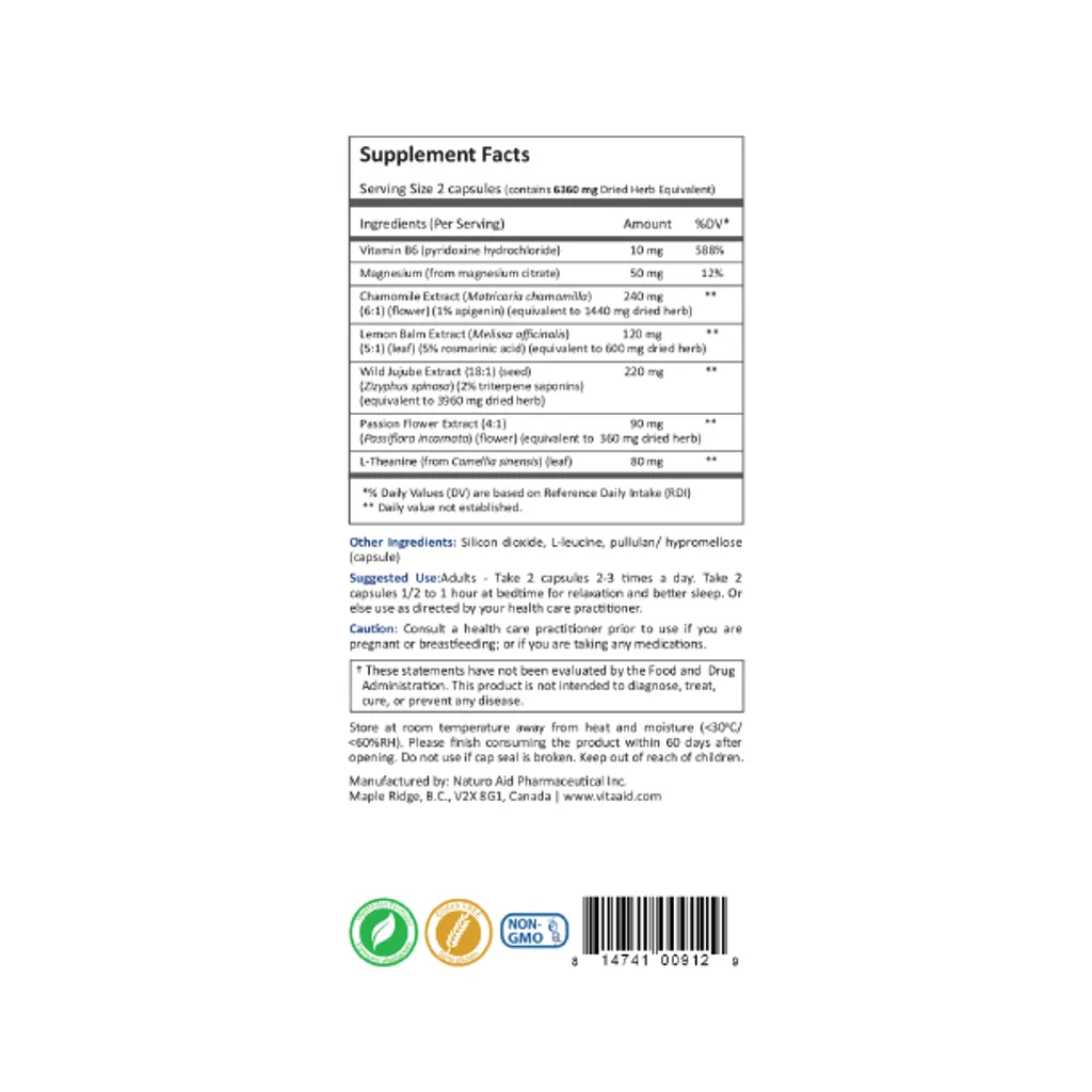 Resolaxin by Vita Aid Supplement Facts