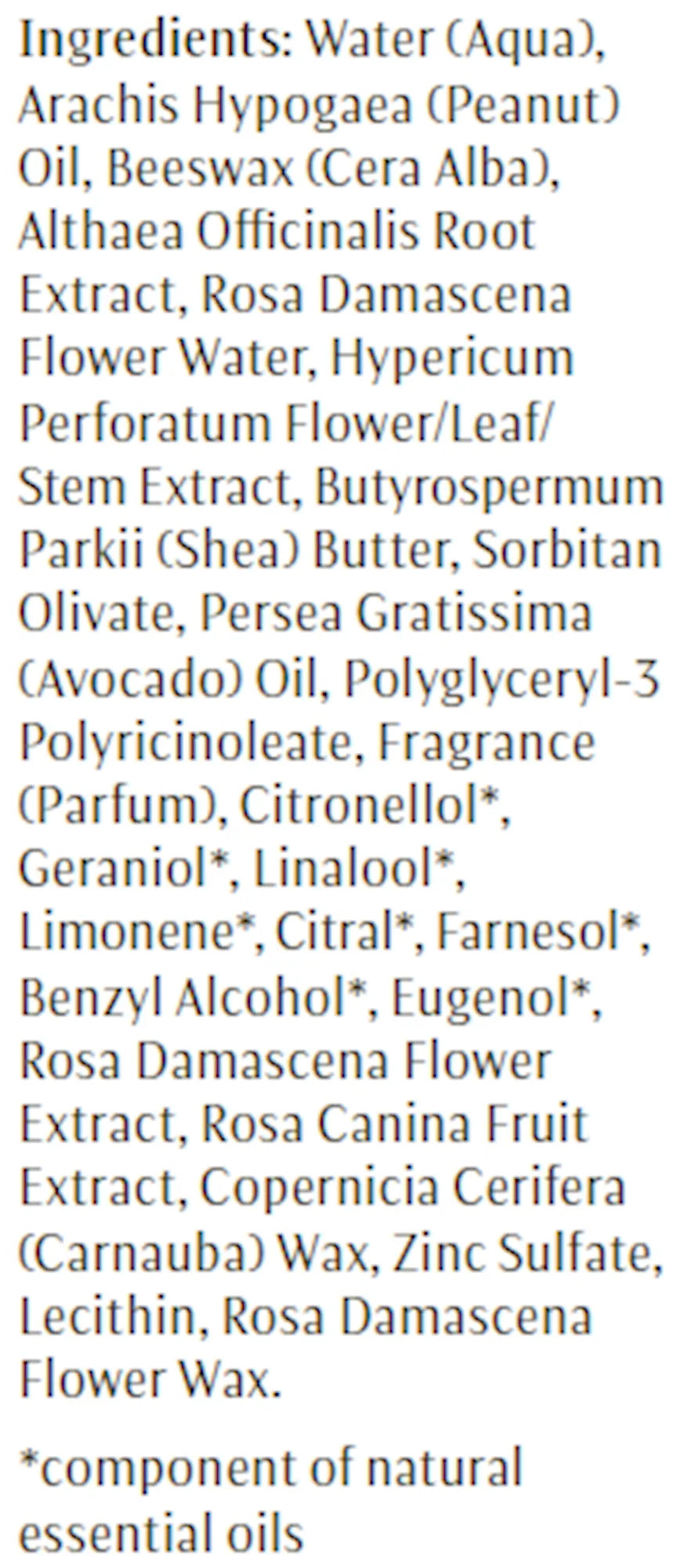 Rose Day Cream by Dr. Hauschka Skincare Ingredients