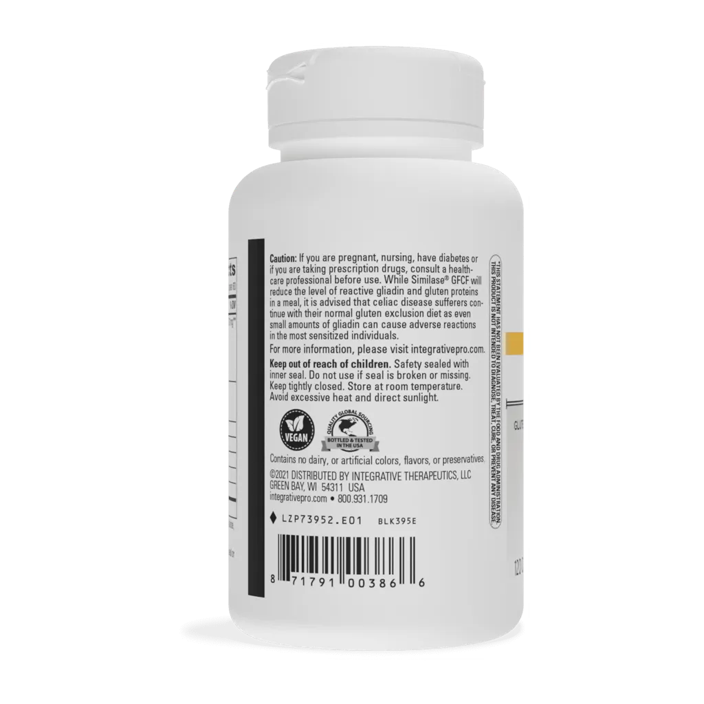 Similase GFCF by Integrative Therapeutics Label