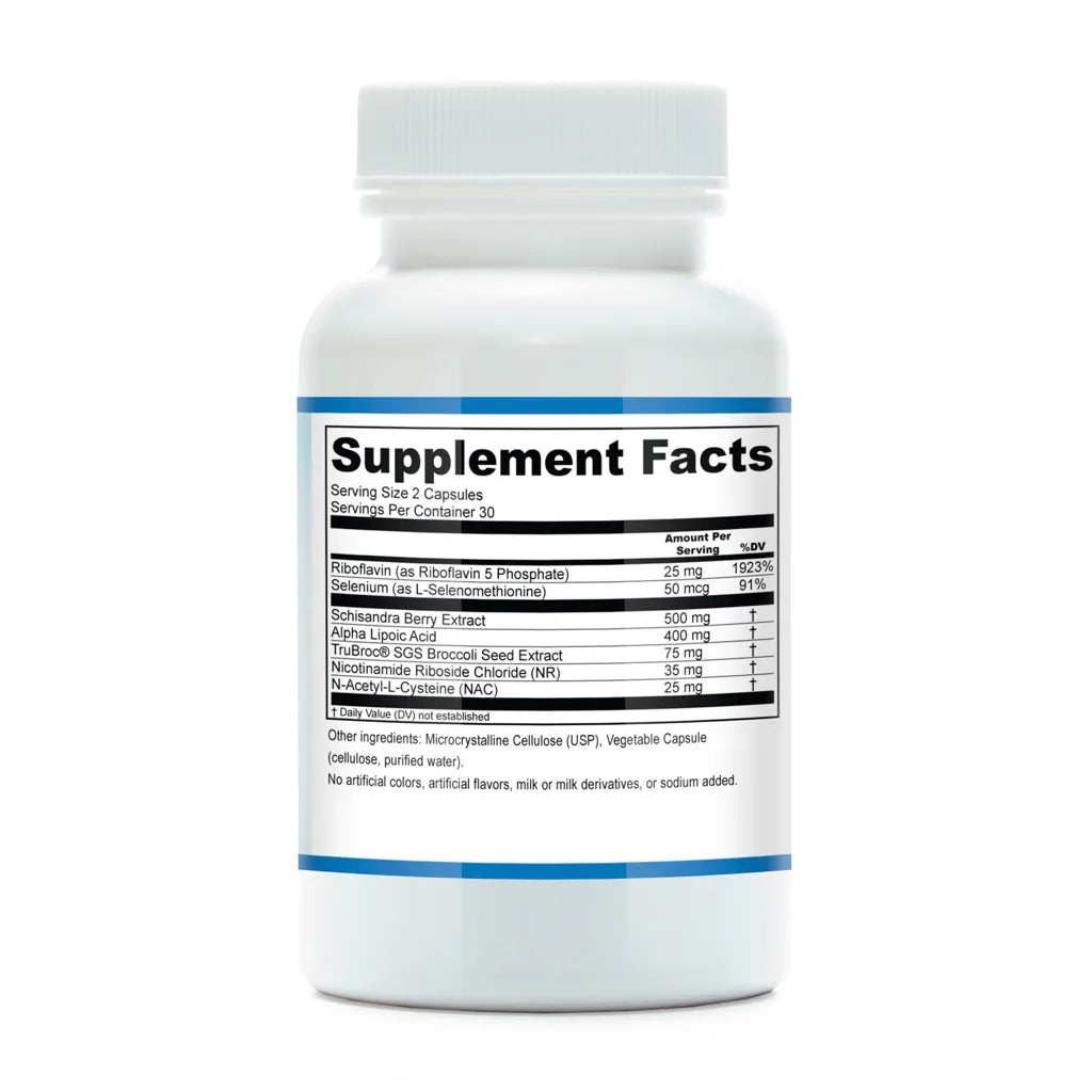 Thioredoxin Reductase Cofactors Plus by Functional Genomic Nutrition Supplement Facts