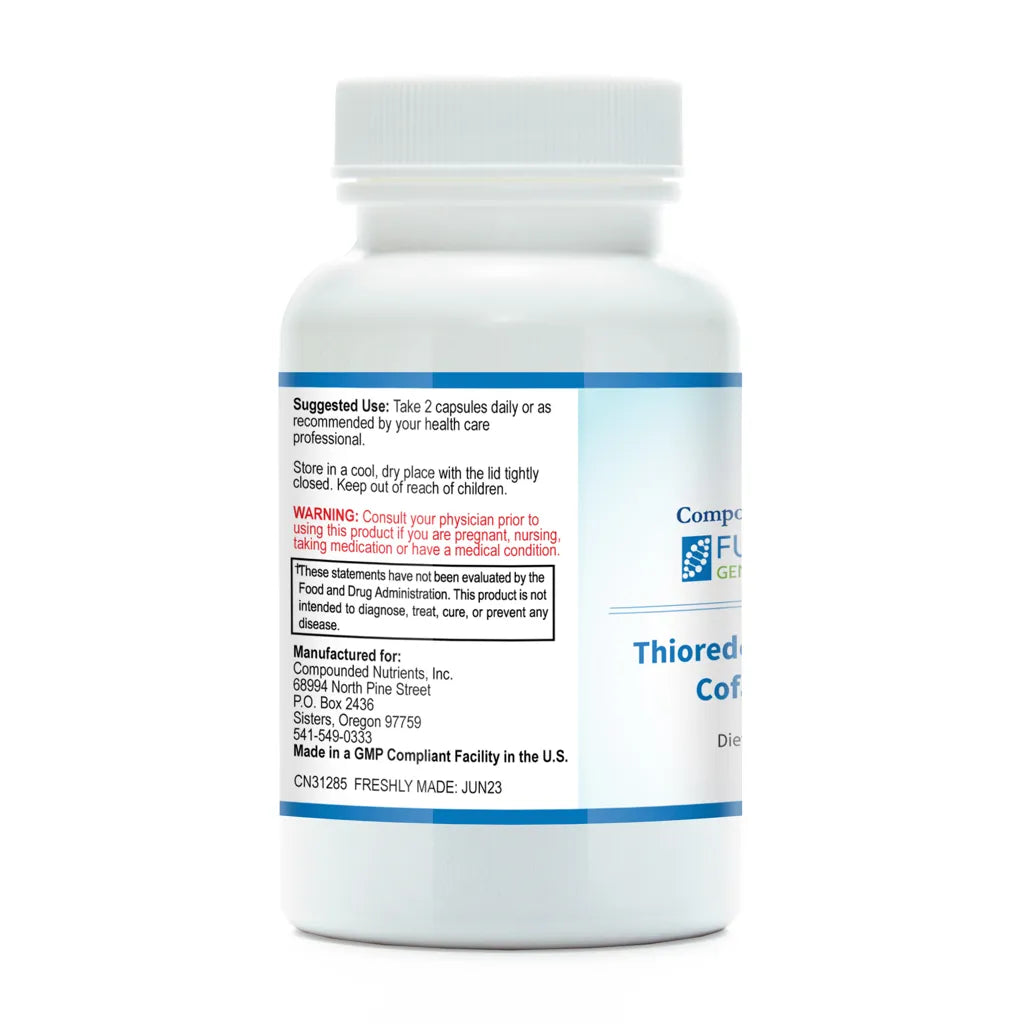 Thioredoxin Reductase Cofactors Plus by Functional Genomic Nutrition Label