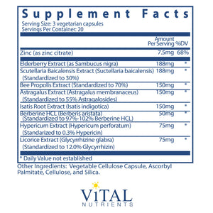 ViraCon by Vital Nutrients Supplement Facts