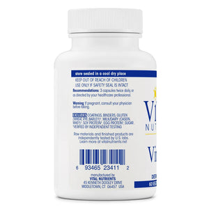 ViraCon by Vital Nutrients Label Bottle