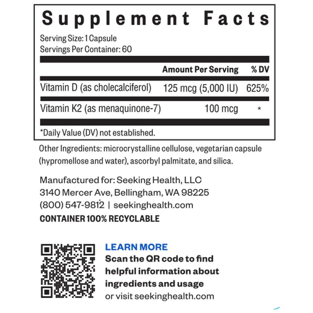 Vitamin D3 + K2