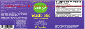 Yeastbiotic by Smidge Label