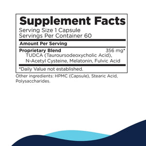 Advanced TUDCA by CellCore Supplement Facts
