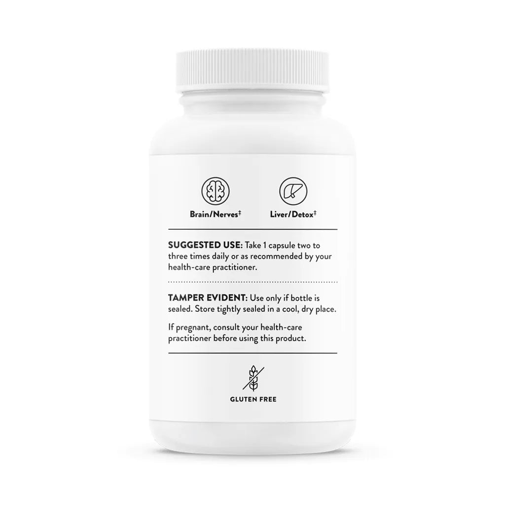 Alpha-Lipoic Acid by Thorne Bottle Label
