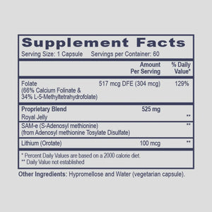 BH4-Assist (Mood Boost) by PHP/MethylGenetic Nutrition Supplement Facts