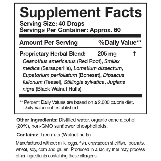 BLt by Researched Nutritionals Supplement Facts