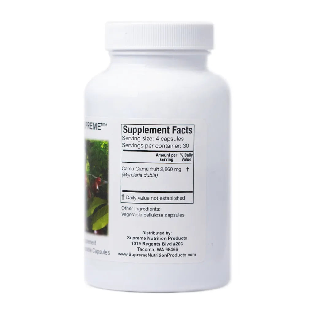 Camu Supreme - Capsules by Supreme Nutrition Supplement Facts