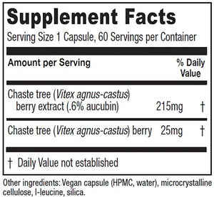 Chaste Tree Berry by Vitanica Supplement Facts