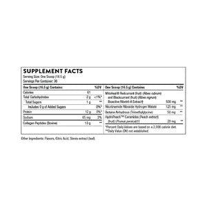 Collagen Plus by Thorne Supplement Facts