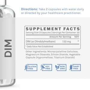 DIM - Hormone Support by InfiniWell Supplement Facts