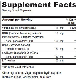 GABA Ease by Vitanica Supplement Facts