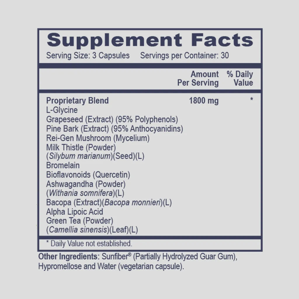 GSH Assist by PHP/MethylGenetic Nutrition Supplement Facts
