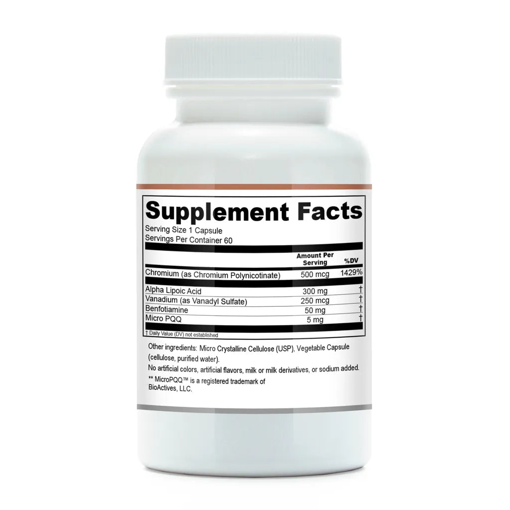 Glut Reg 4 by Compounded Nutrients Supplement Facts