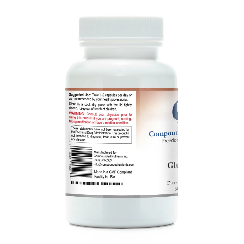 Glut Reg 4 by Compounded Nutrients Label
